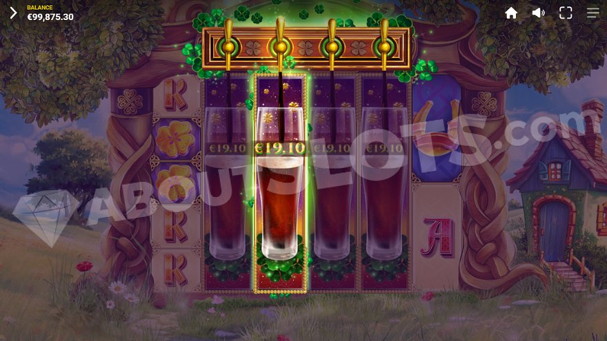 Rainbow Jackpots Megaways free spins feature with multipliers and bonus symbols.