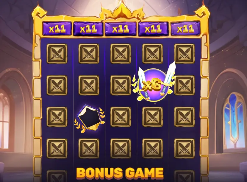 Bonus Game in Guardians of Glory