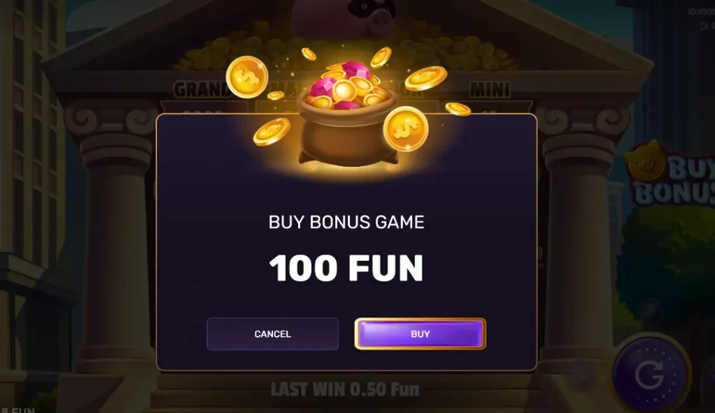 Buy Bonus Game in Gangsta Piggy Hold and Win Buy Bonus Game in Gangsta Piggy Hold and Win
