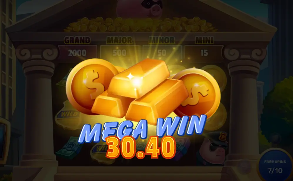 Mega Win in Gangsta Piggy Hold and Win Mega Win in Gangsta Piggy Hold and Win