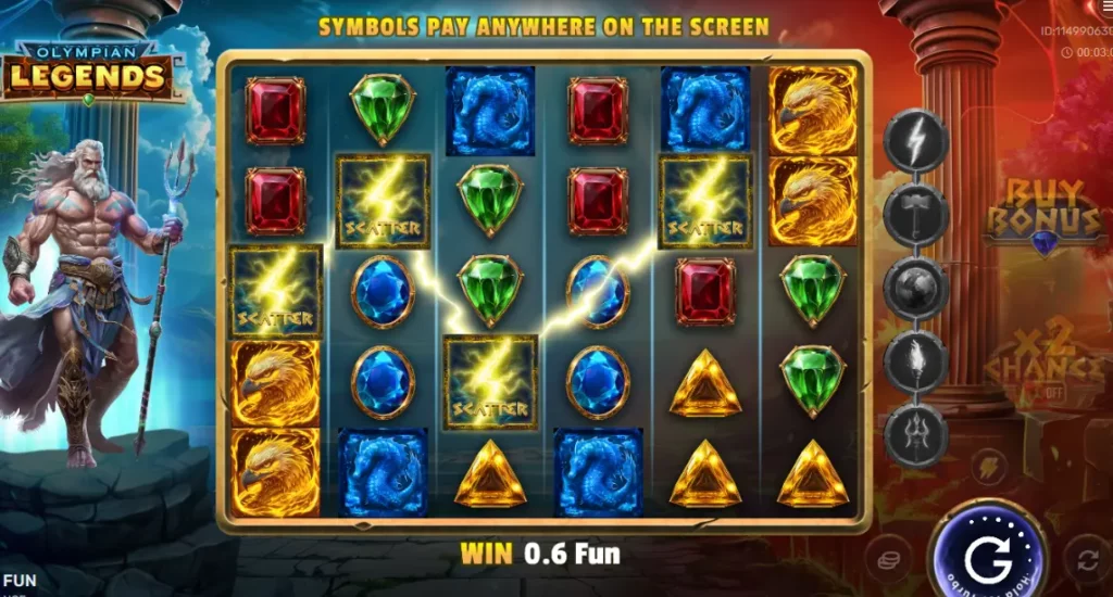 Scatter Symbols in Olympian Legends