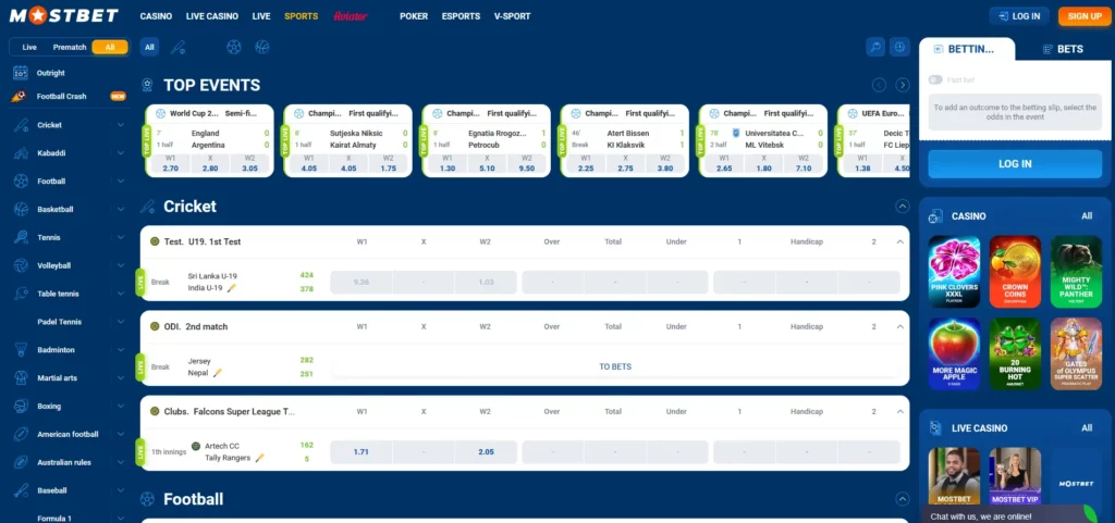 Mostbet Main Page